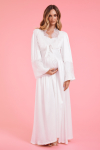 Robe Longo Cetim Maternidade