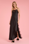 Camisola Longa Decote Renda Bouquet