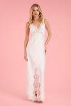 Camisola Longa Fenda Bouquet