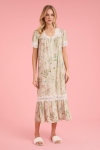 Camisola Longa Pássaros Viscose