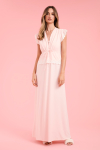 Camisola Longa Botoes Orquidea Malha Fria