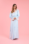 Robe Longo Cetim Maternidade