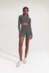 Top Cropped Comfy Canelado Lr