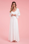Robe Longo Cetim Maternidade