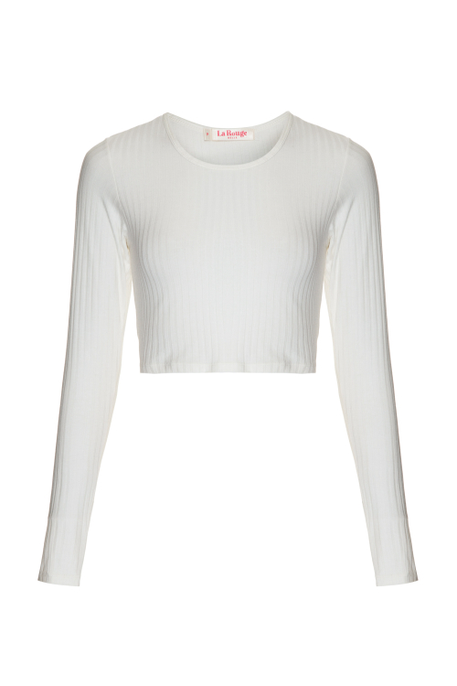Cropped Manga Longa