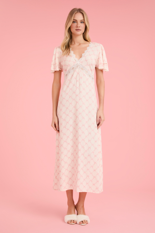 Camisola Longa Laços Viscose