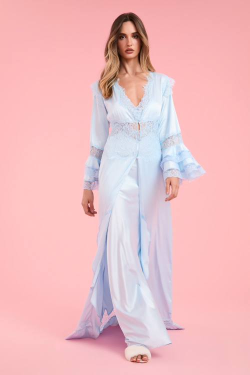 Robe Longo Manga Curta Laces