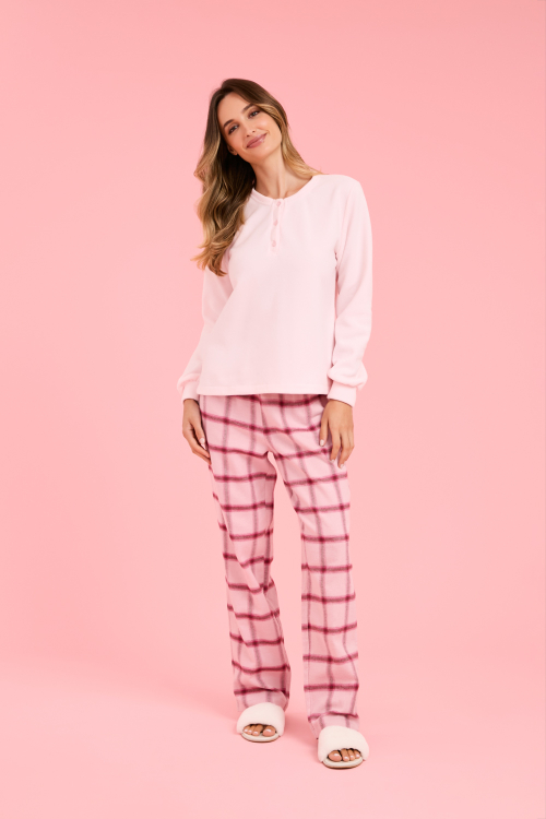 Pijama Punho Flanela