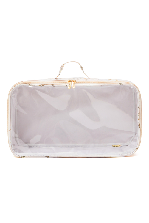 NECESSAIRE MALA TRANSPARENTE CEREJEIRA
