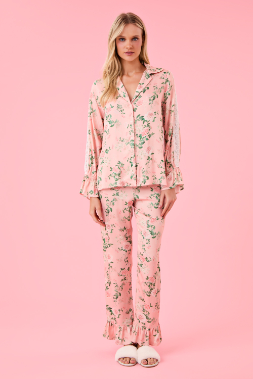PIJAMA CLAIRE PINKISH PETALS VISCOSE