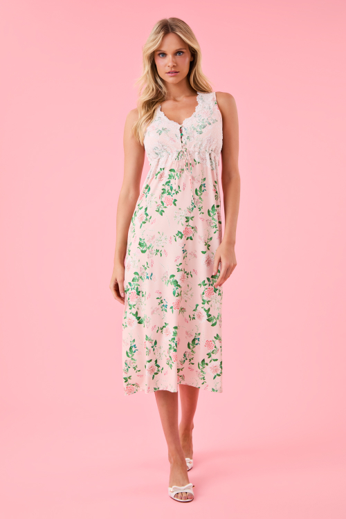 CAMISOLA LONGA GISELA PINKISH PETALS