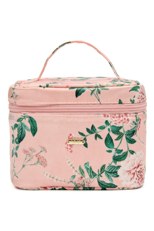 NECESSAIRE FRASQUEIRA PEQUENA PINKISH PETALS