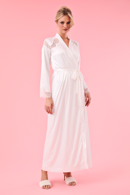 ROBE LONGO RENDA BOUQUET