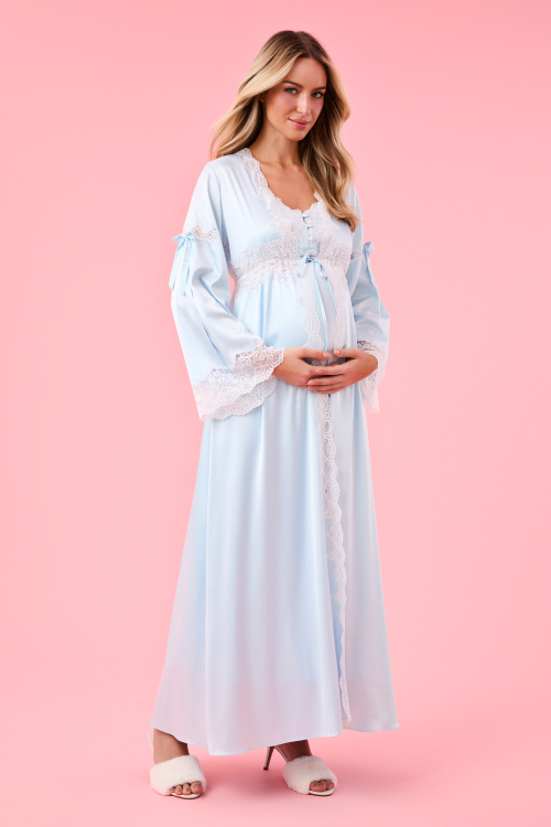ROBE BOTOES CETIM MATERNIDADE