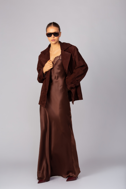 Slip Dress Seda Renda