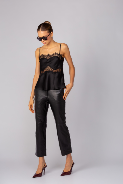 Calça Lala Couro