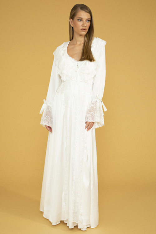 Robe Longo Maternité Com Gola