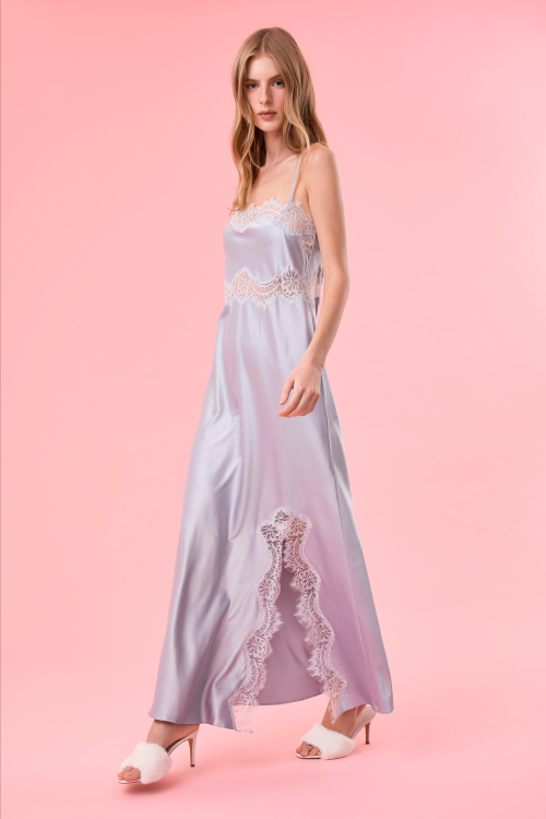 Camisola Longa Laces Prata